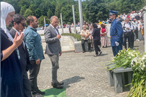 Delegacija LSV-Vojvođani na komemoraciji žrtvama genocida u Srebrenici